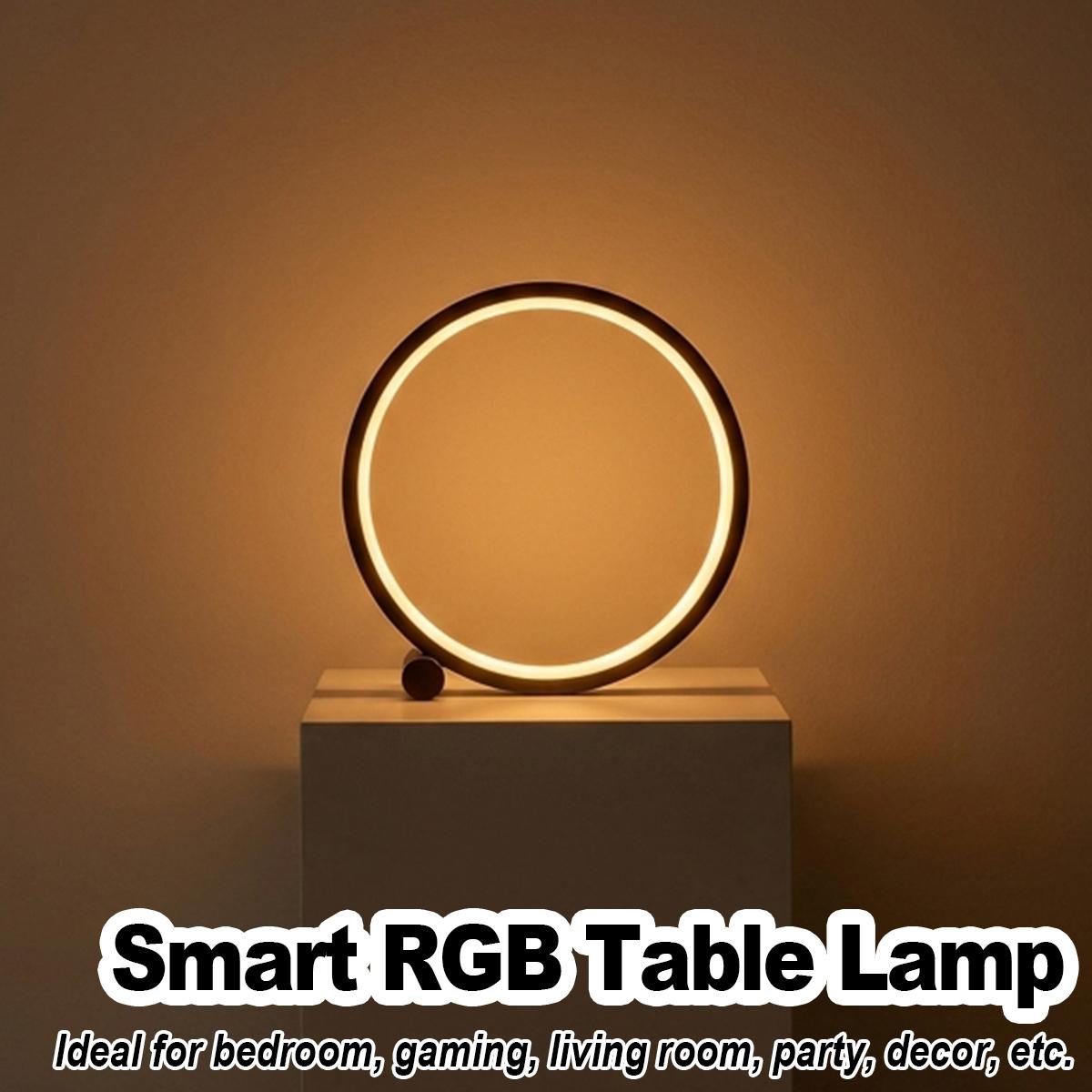Desk Setup Black - Smart Table Lamp Music Sync Stepless