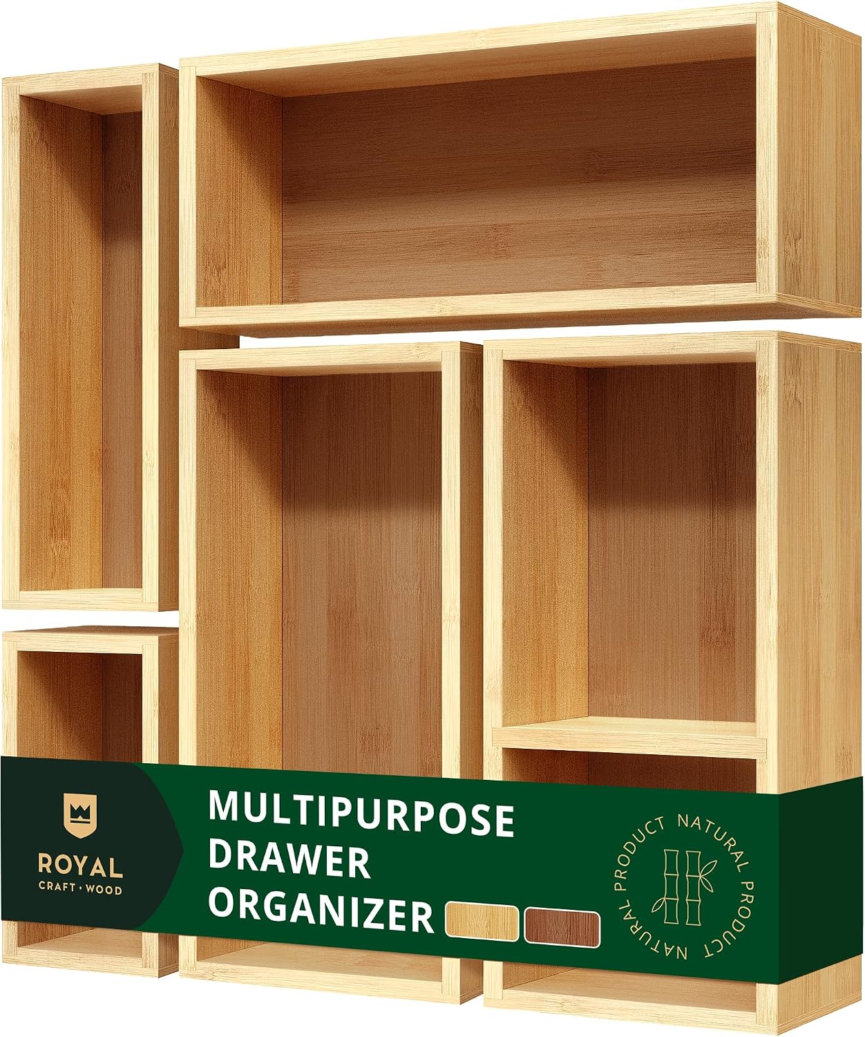 5-Piece Bamboo Drawer Organize - Drawer Organizer Bamboo review and price