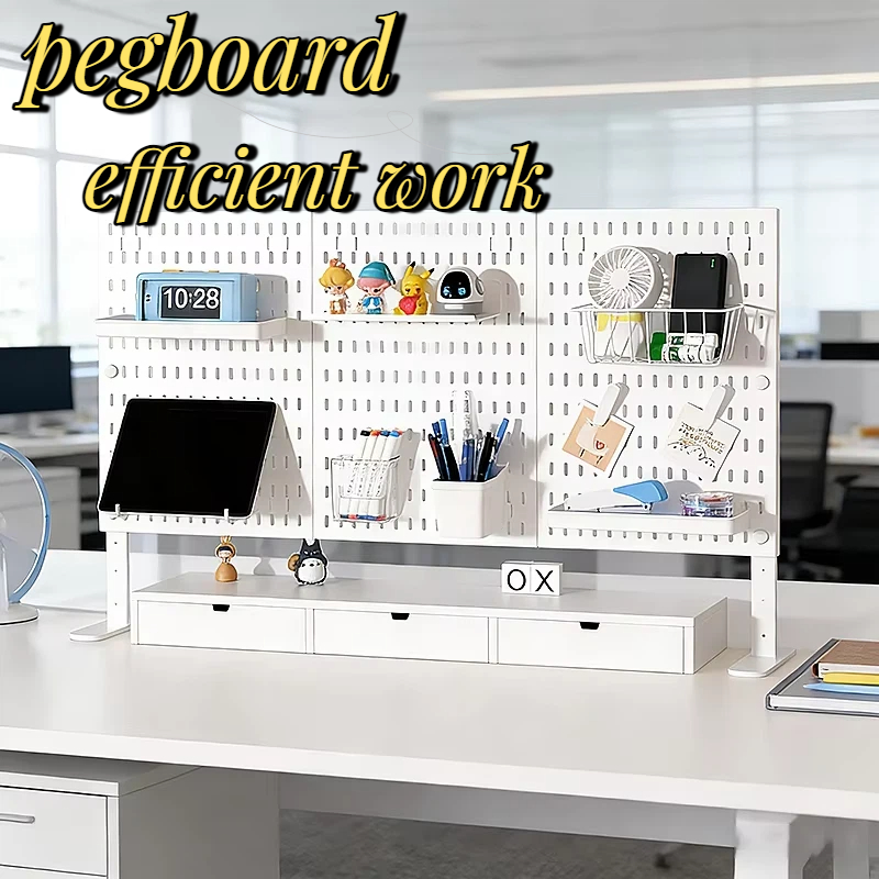 30×30cm PP Desk Pegboard, Stan - Desk Setup Table review and price