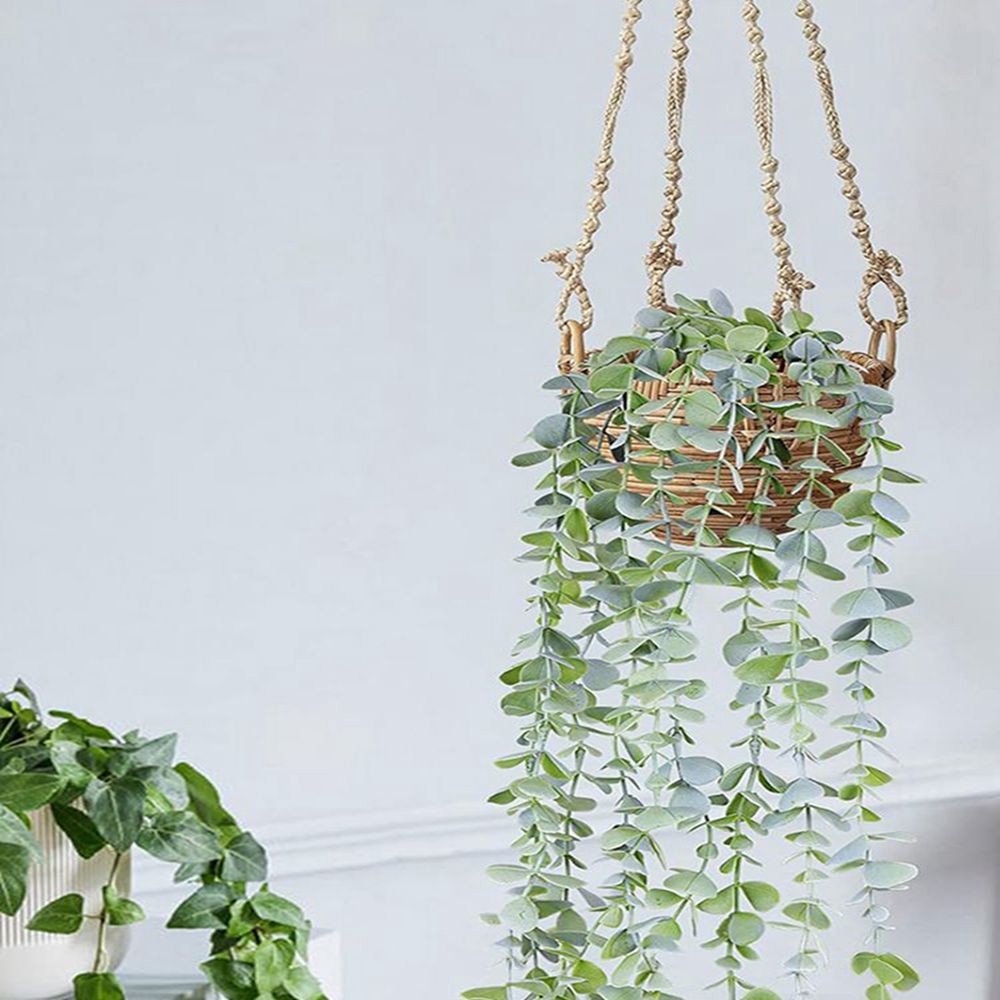 Artificial Ivy Hanging Eucalyp - Desk Setup Plants review and price