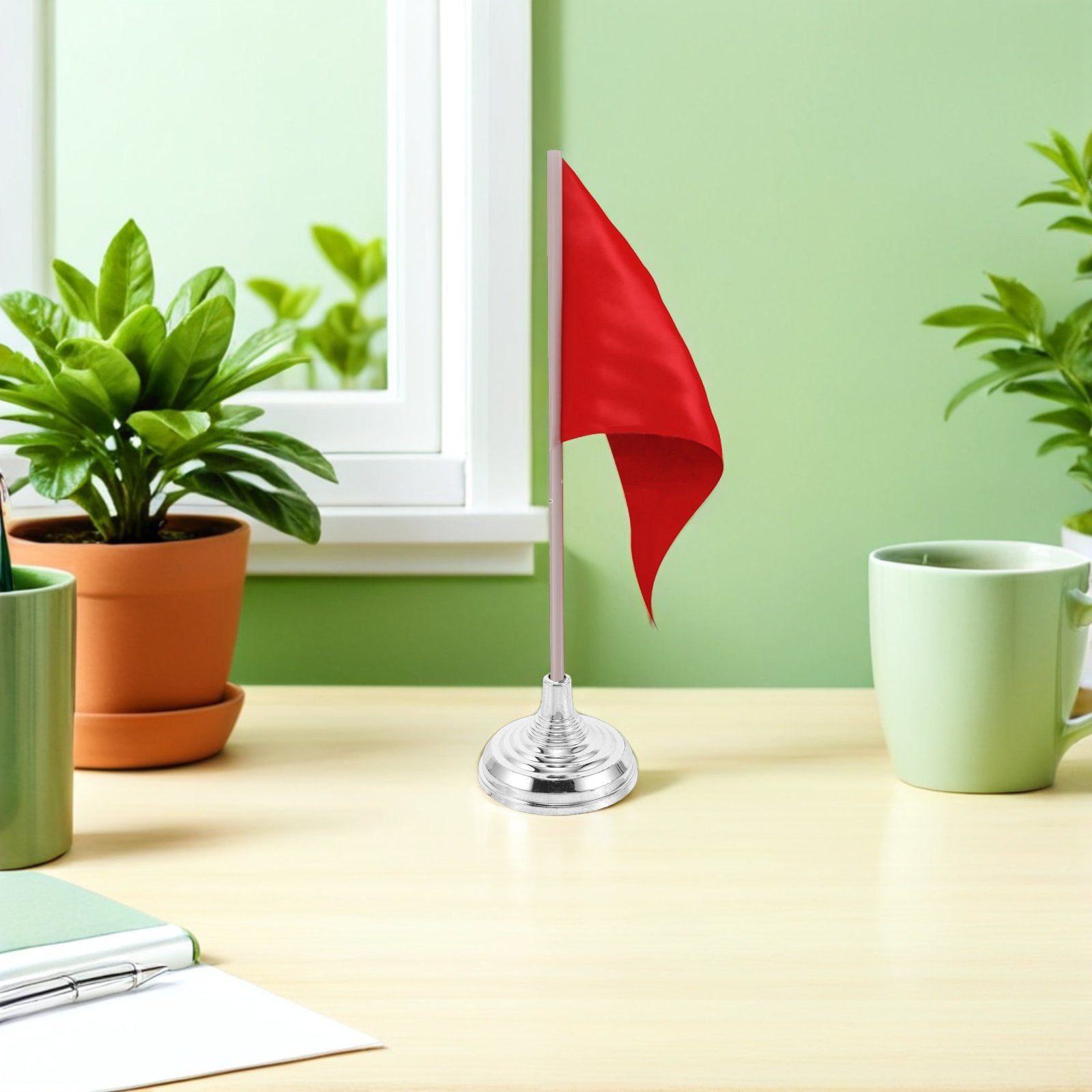12Pcs Silver Mini Desk Flag St - Desk Setup Table review and price