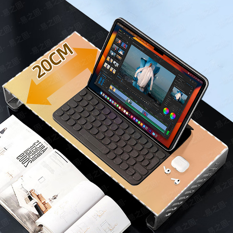 Computer Monitor Stand Riser E - Desk Setup Monitor And Laptop review and price
