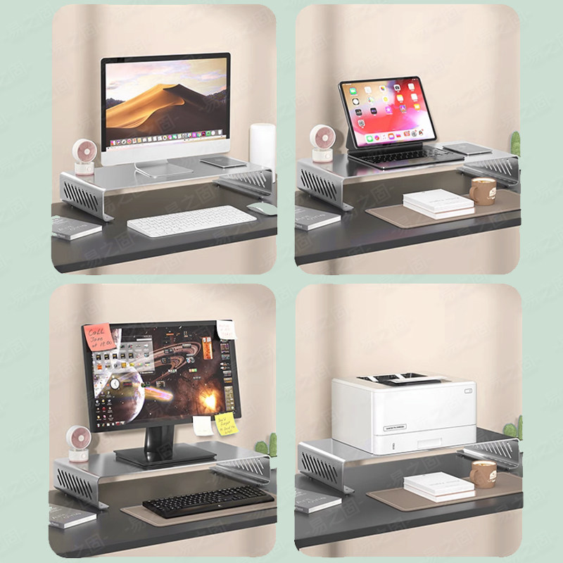 Computer Monitor Stand Riser E - Desk Setup Monitor And Laptop review and price