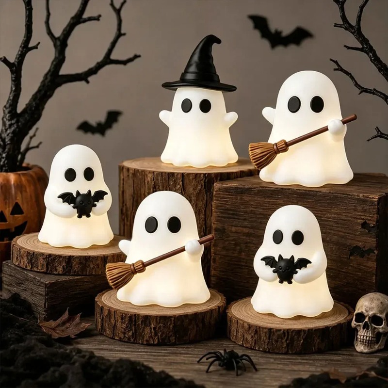 1-5PCS Glow in Dark Mini Ghost - Desk Setup Shelves review and price