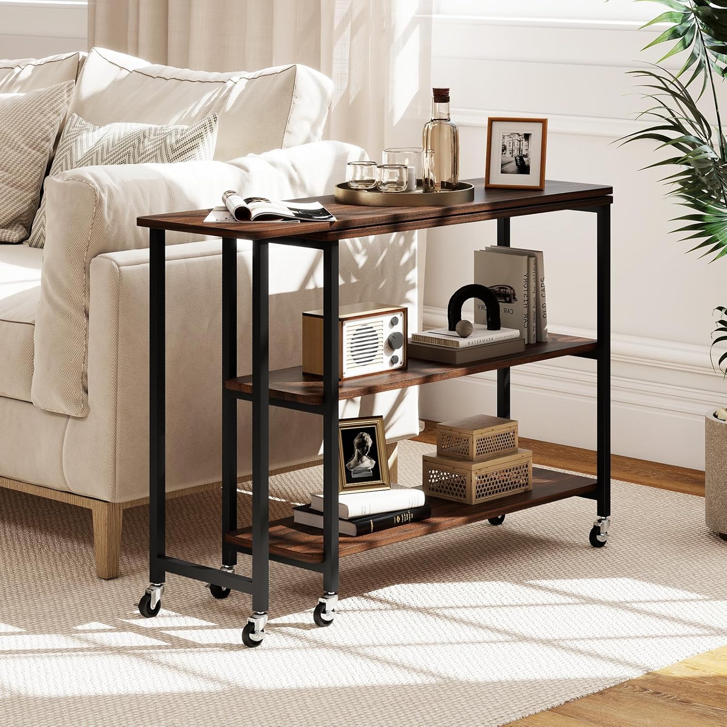 360° Rotating Side Table with  - Desk Setup Laptop review and price