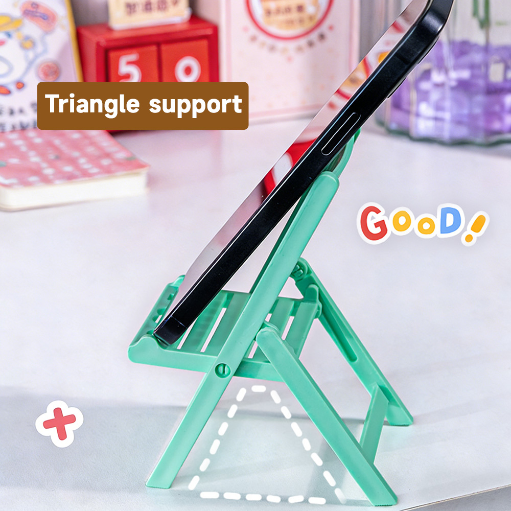 Mini Folding Chair Phone Stand - Desk Setup Options review and price