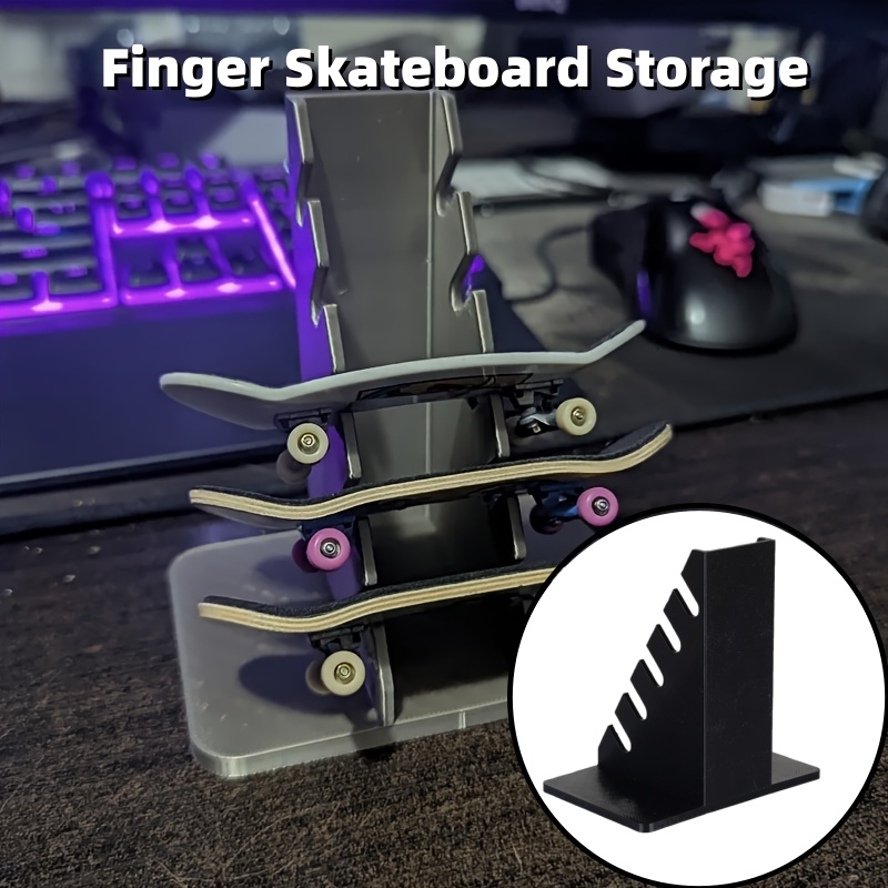 1PCS Finger Skateboard Display - Desk Setup Shelves review and price