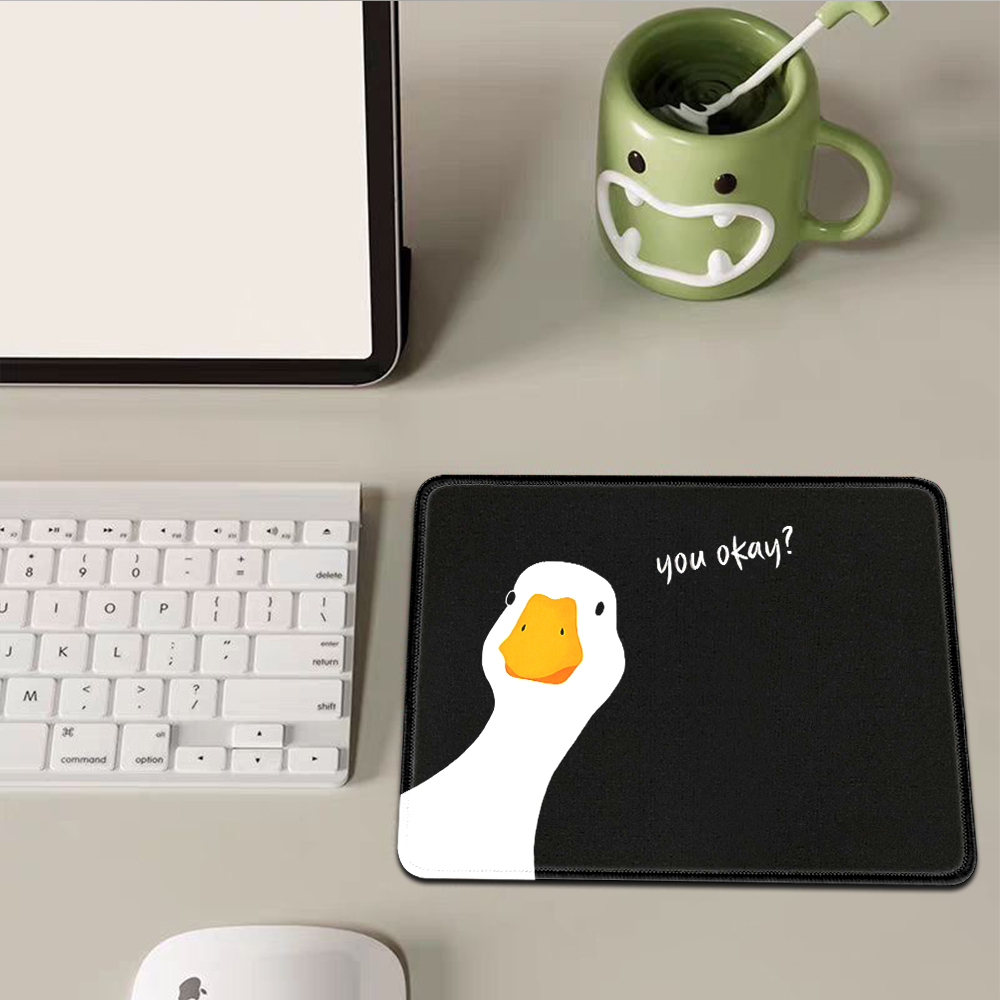 Black Mini Mouse Pad Funny Goo - Desk Setup Black review and price