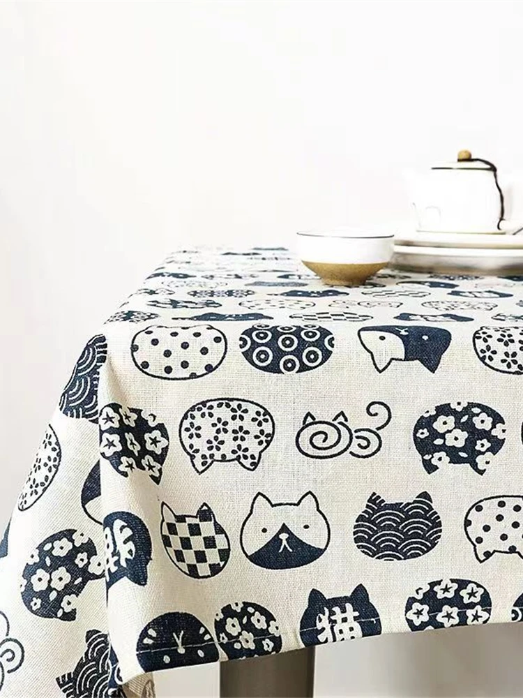 Ins Tablecloth Cotton Linen Ar - Desk Setup Japan review and price