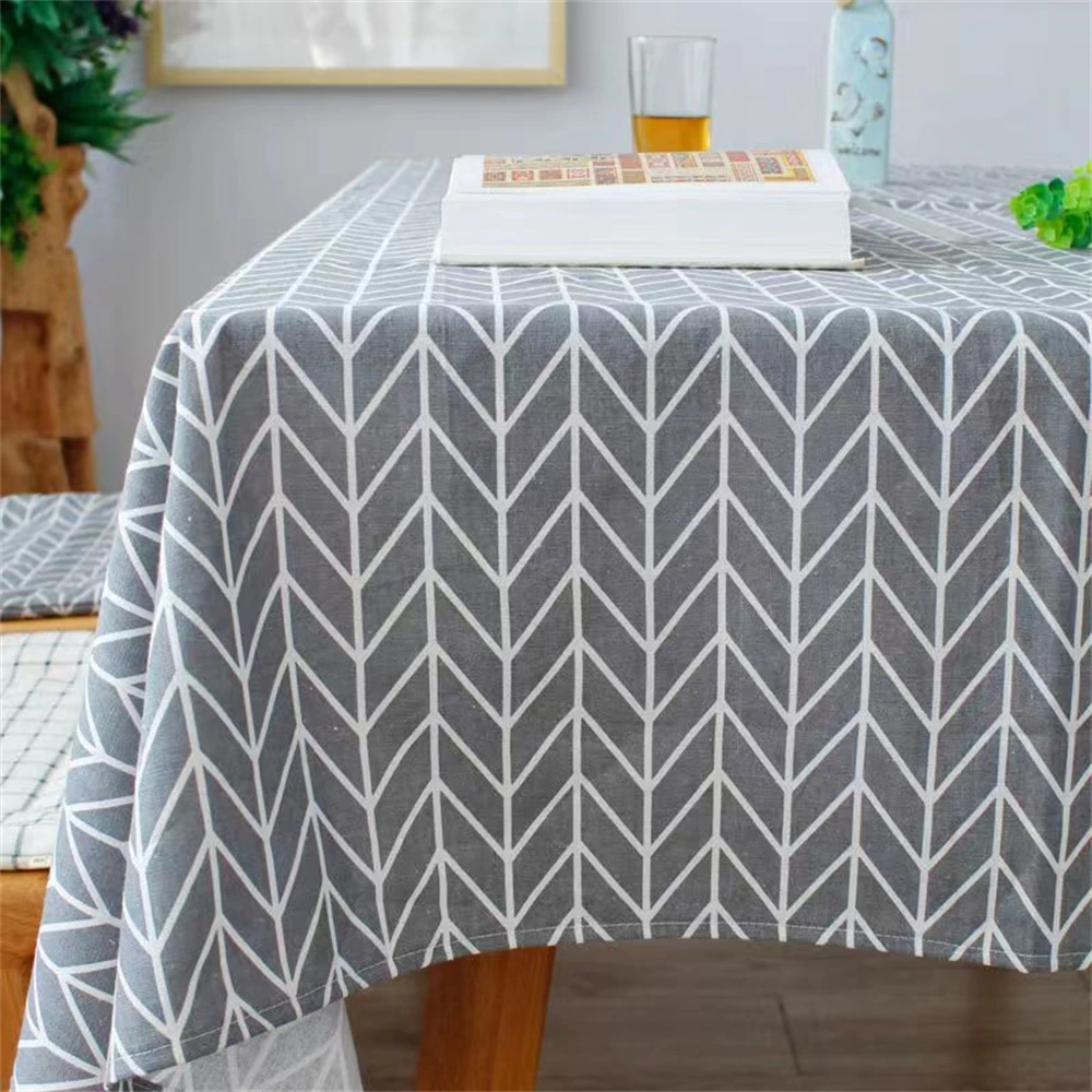 Ins Tablecloth Cotton Linen Ar - Desk Setup Japan review and price