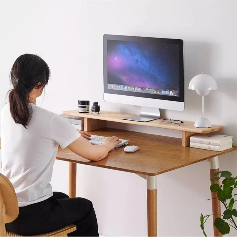 Wooden Monitor Stand Riser for - Desk Setup Monitor And Laptop review and price