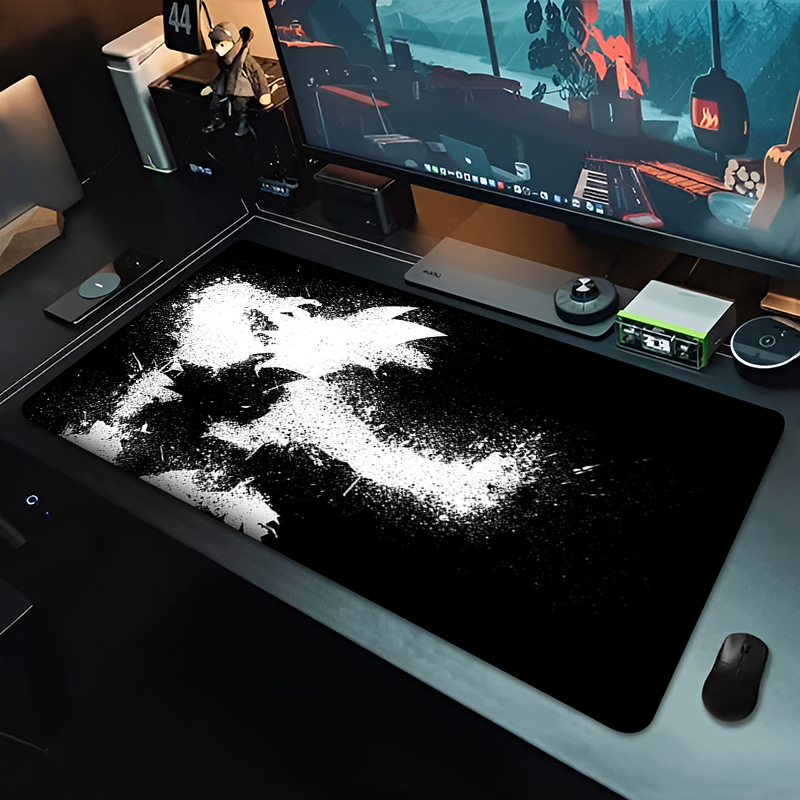 DBZ Black Anime Mouse Pad Drag - Desk Setup Black review and price