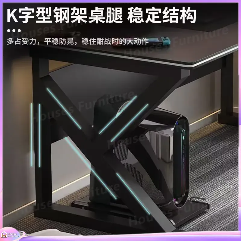 Cafe Metal Gaming Desk Black M - Desk Setup Black review and price