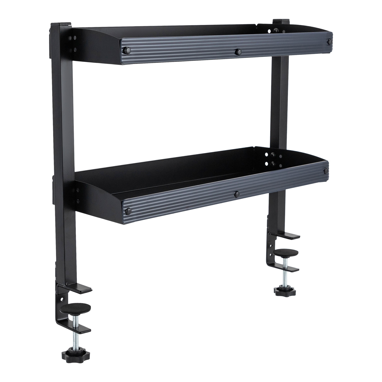Clamp-on Desk Shelf, 2-Tier, A - Desk Setup Black review and price