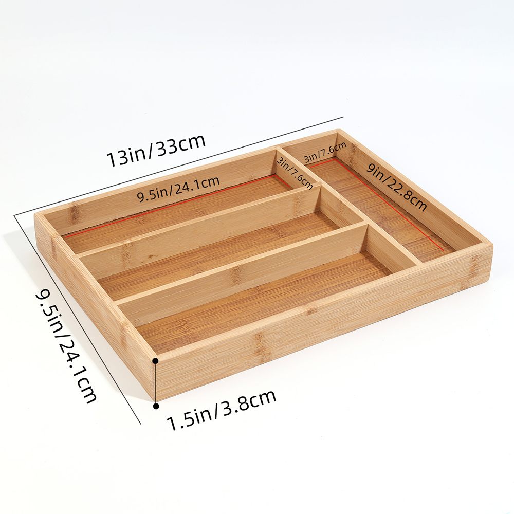 Bamboo Cutlery Divide Storage  - Drawer Organizer Bamboo review and price