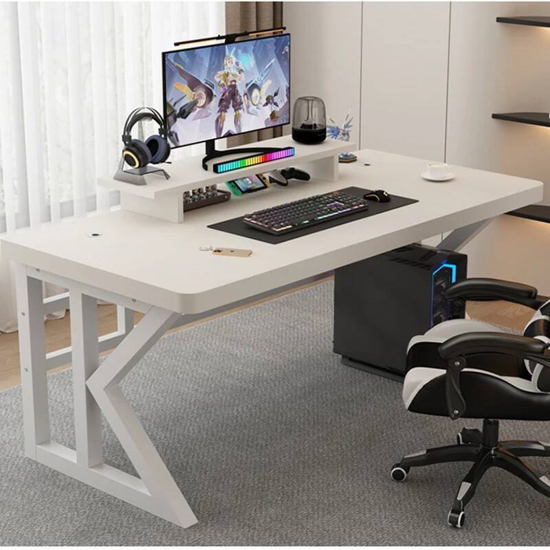 Shaped L Gaming Desk Table Pli - Desk Setup Monitor And Laptop review and price
