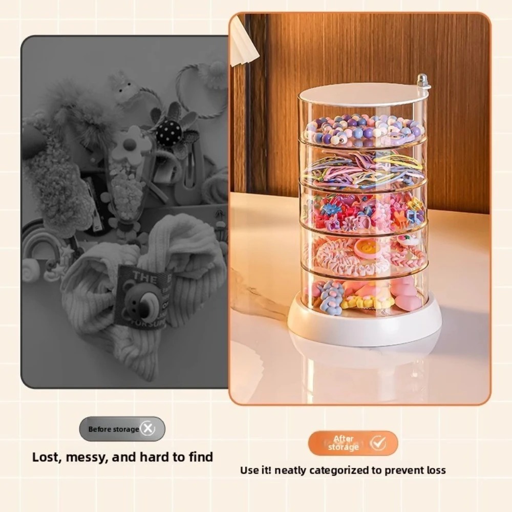 360 Rotating Clear Hair Access - Cable Box Organizer review and price
