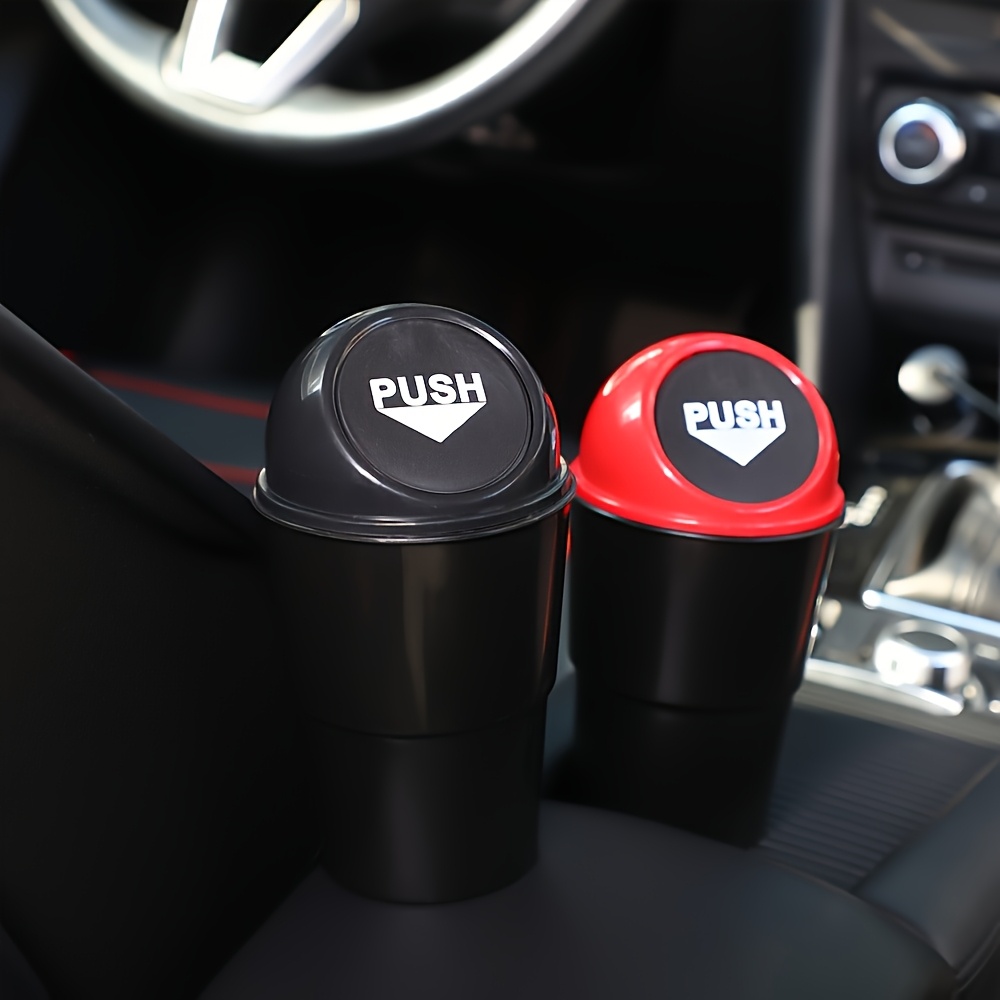1pc Portable Car Mini Trash Ca - Desk Setup Black review and price