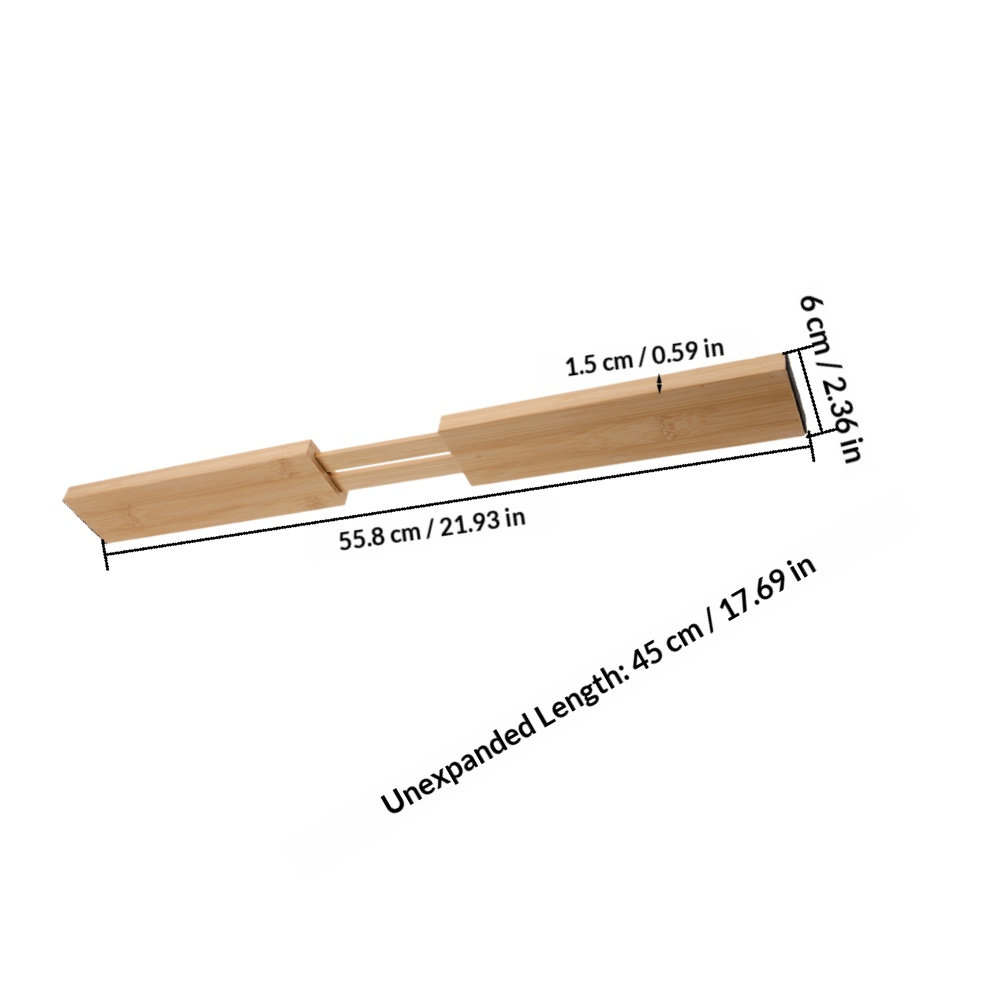 2Pcs Bamboo Drawer Dividers Ad - Drawer Organizer Bamboo review and price