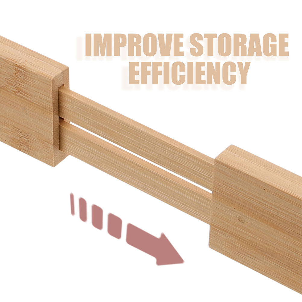 2Pcs Bamboo Drawer Dividers Ad - Drawer Organizer Bamboo review and price