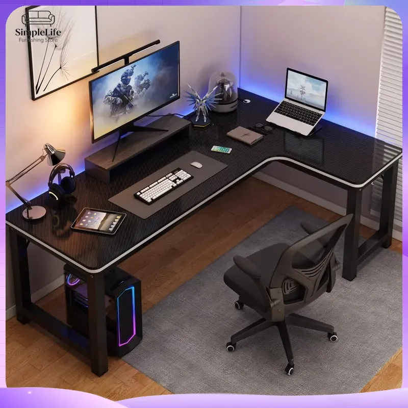 Corner Gaming Desk Computer De - Desk Setup Monitor And Laptop review and price