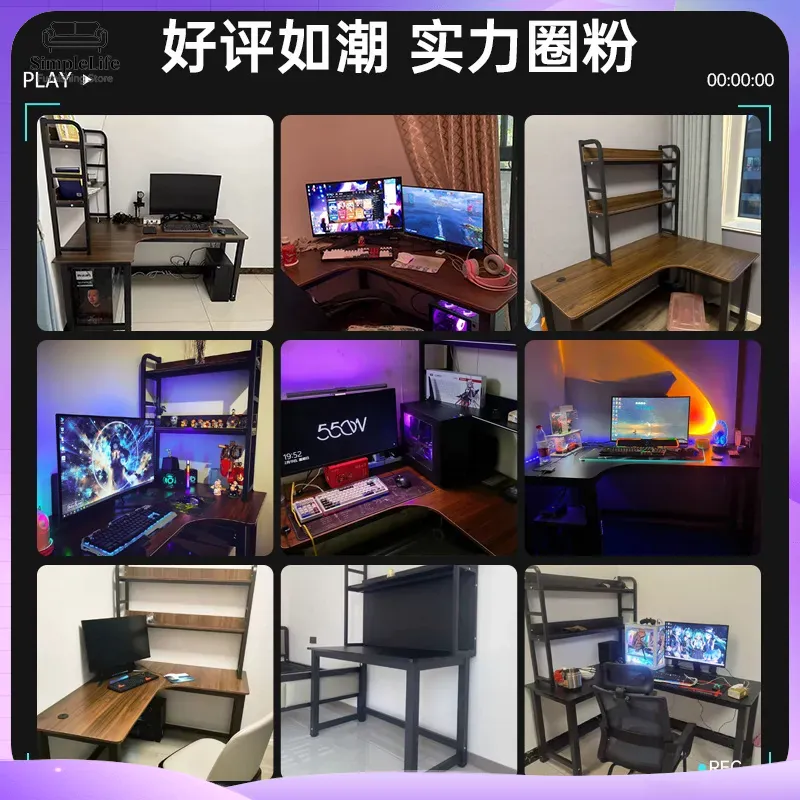 Corner Gaming Desk Computer De - Desk Setup Monitor And Laptop review and price