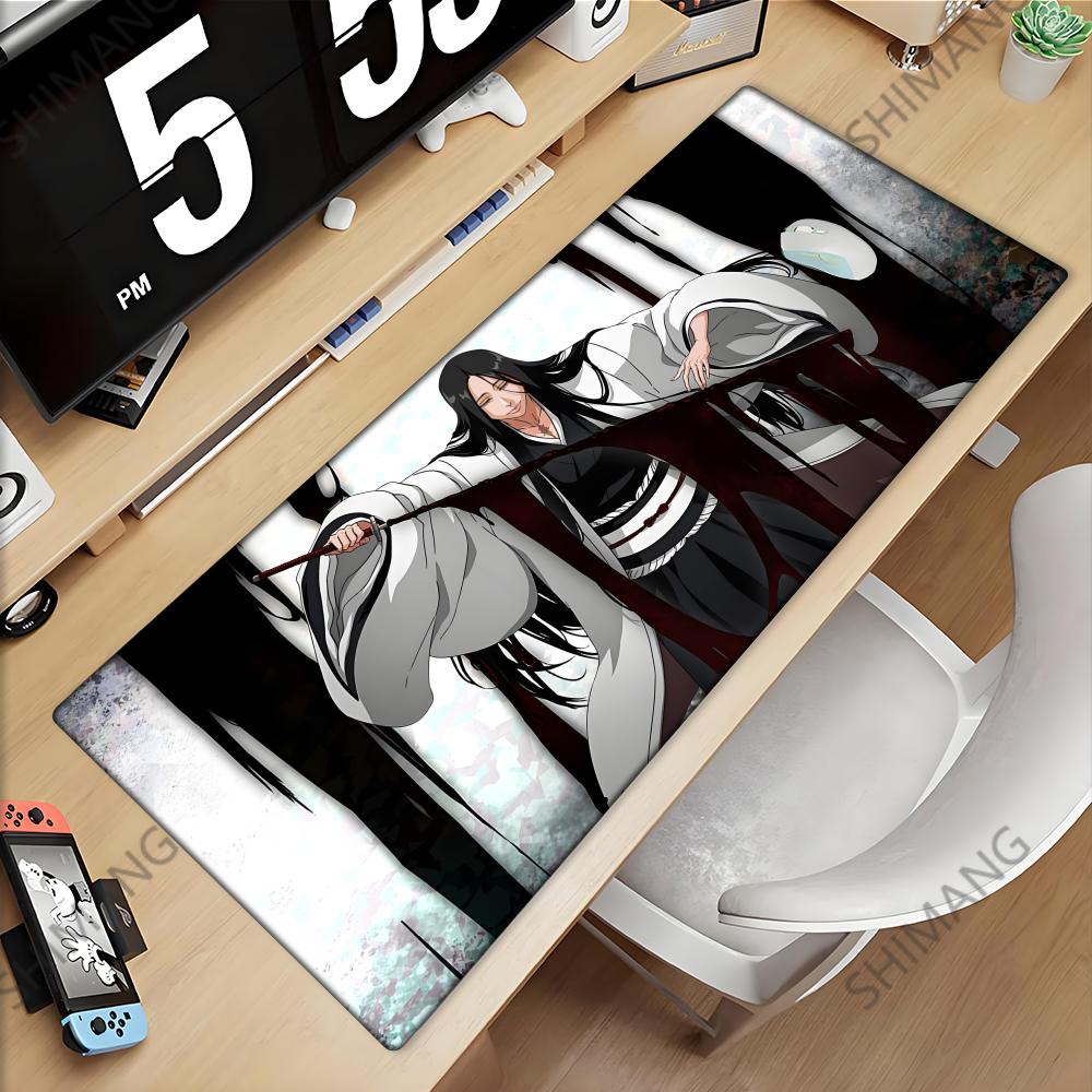 Large Mouse Pad black white An - Desk Setup Black review and price