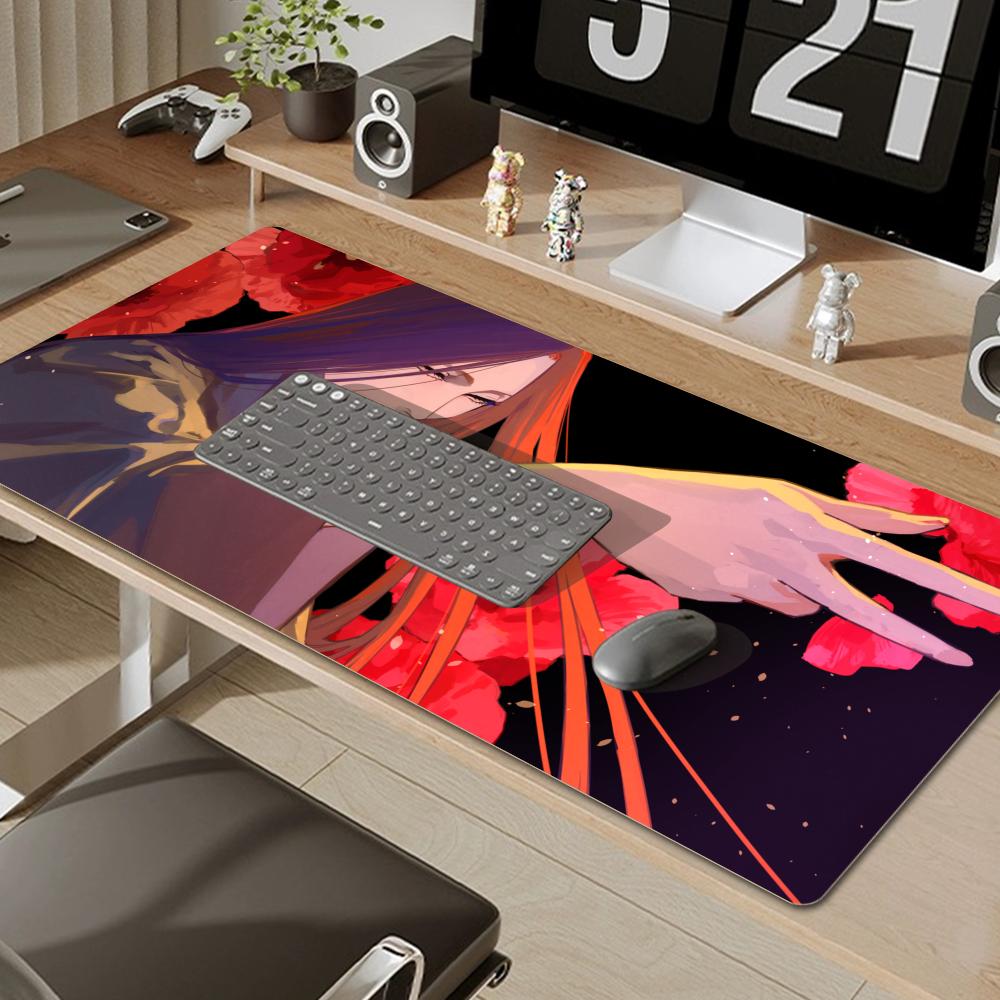 Large Mouse Pad black white An - Desk Setup Black review and price