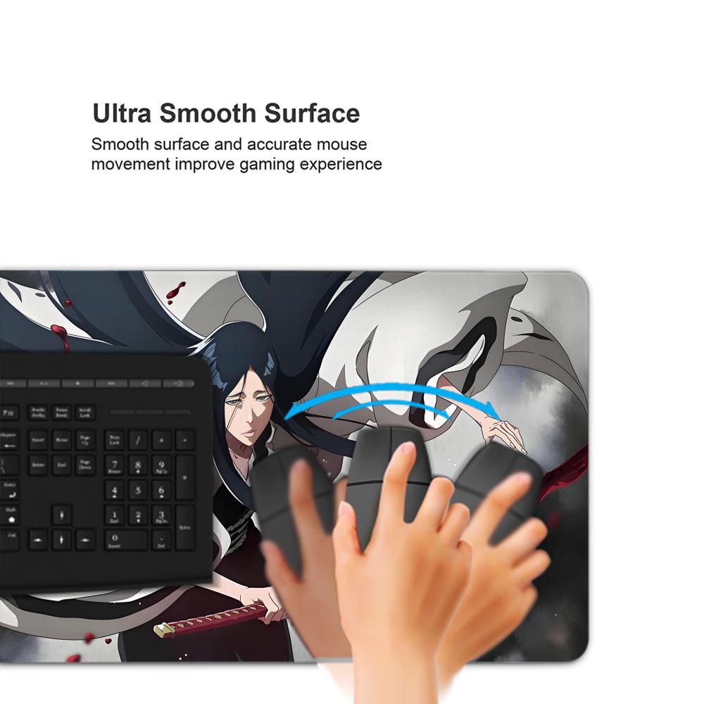 Large Mouse Pad black white An - Desk Setup Black review and price
