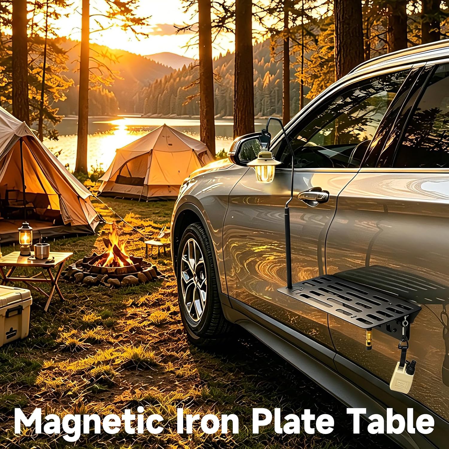 Magnetic Foldable Car Side Tab - Desk Setup Shelves review and price