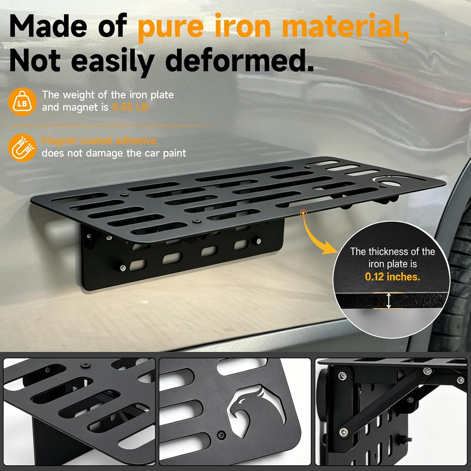 Magnetic Foldable Car Side Tab - Desk Setup Shelves review and price