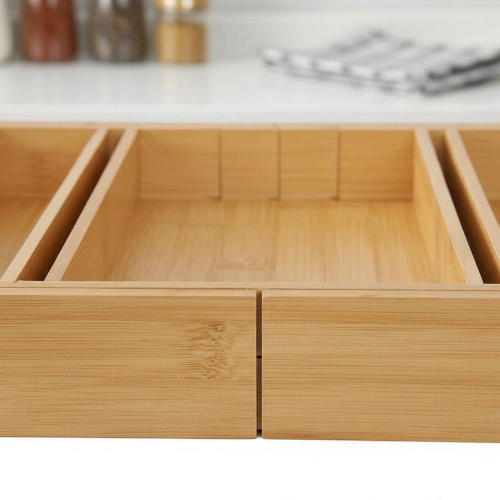 Adjustable Bamboo Utensil Draw - Drawer Organizer Bamboo review and price