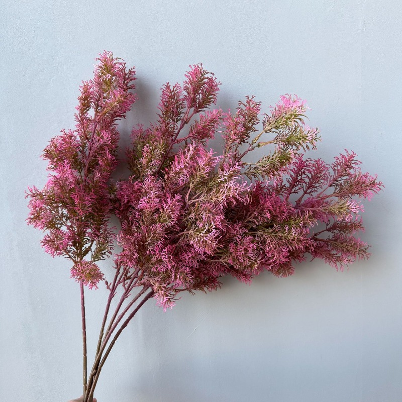 Artificial Colored Pine Branch - Desk Setup Plants review and price