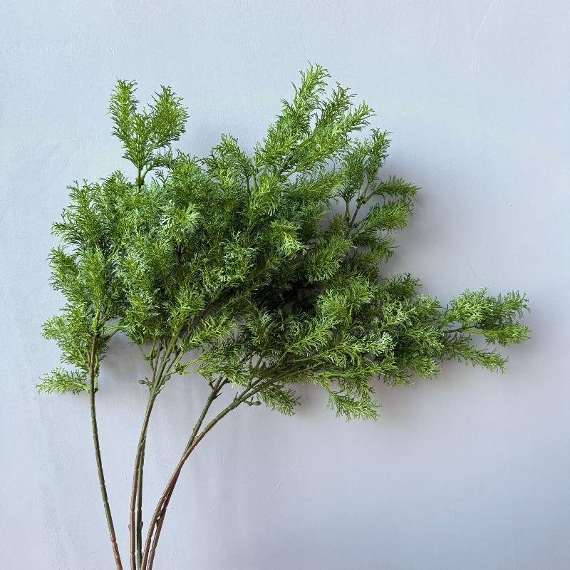 Artificial Colored Pine Branch - Desk Setup Plants review and price
