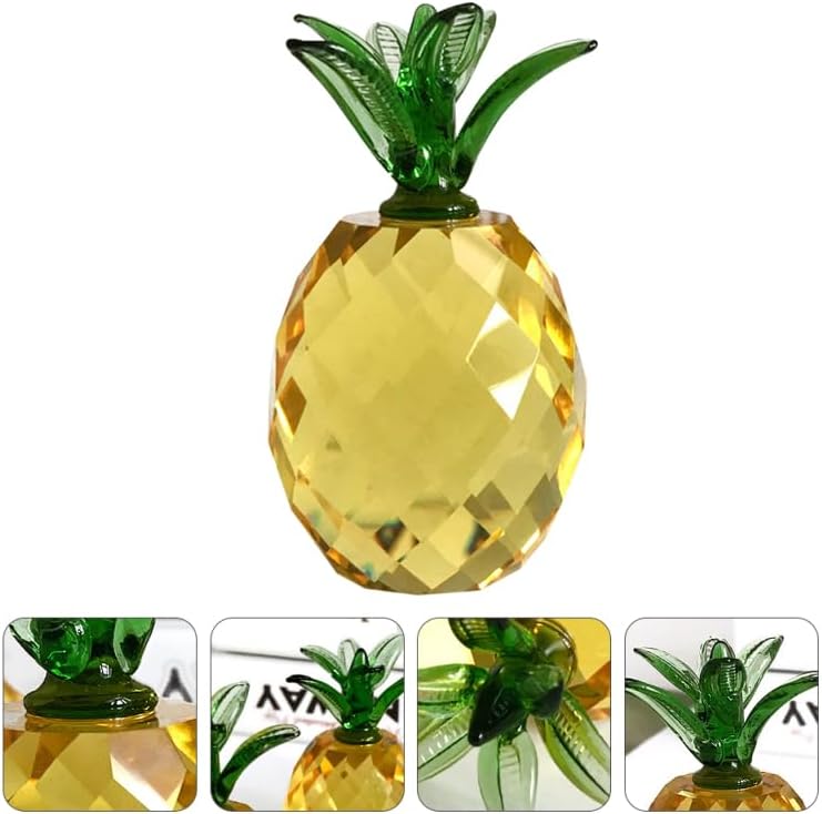 Crystal fruit Paperweight with - Desk Setup Plants review and price