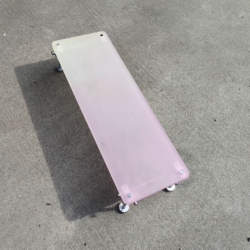 ‌Aesthetic Pink Gradient Acryl - Desk Setup Monitor And Laptop review and price
