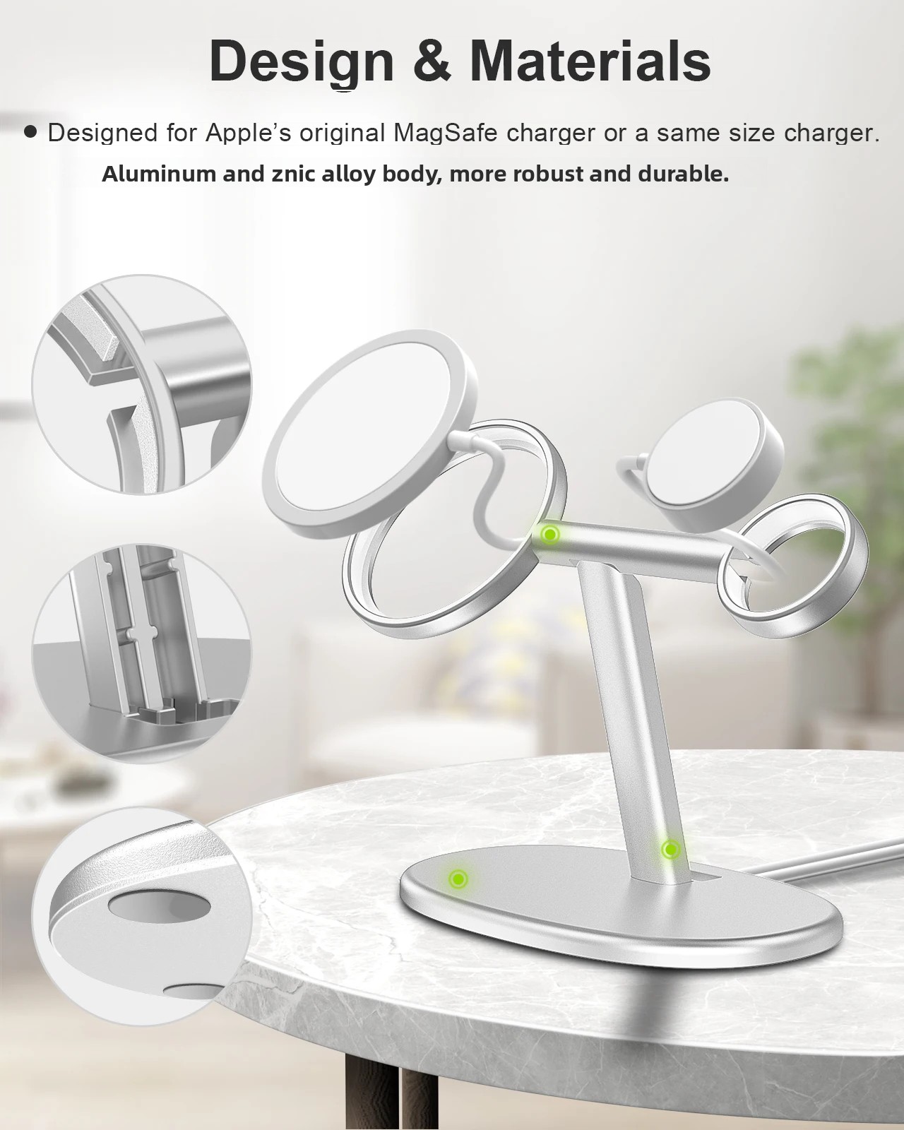 EWA 2-in-1 Desktop Phone Stand - Desk Setup Table review and price