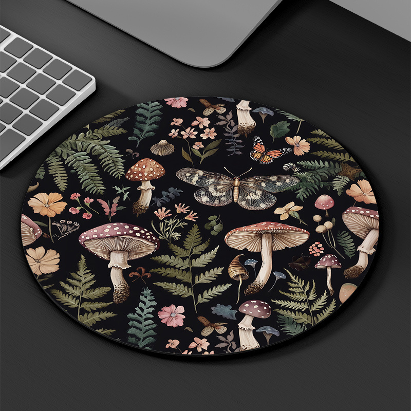 Round Forest Plant Mouse Pad R - Desk Setup With Plants review and price