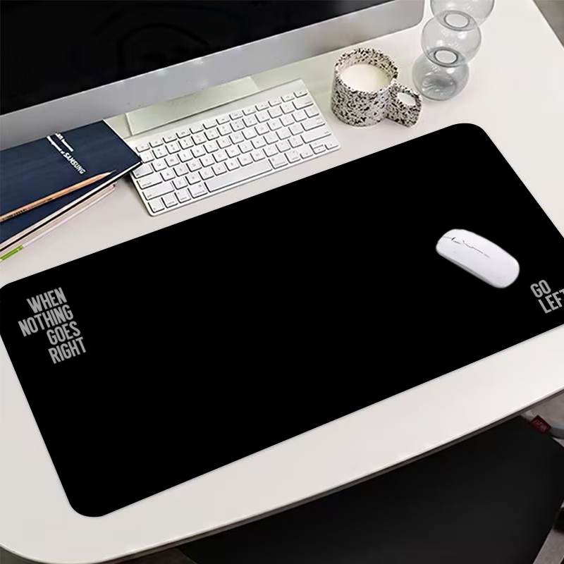 Mouse Pad with 'When Nothing G - Desk Setup Quotes review and price