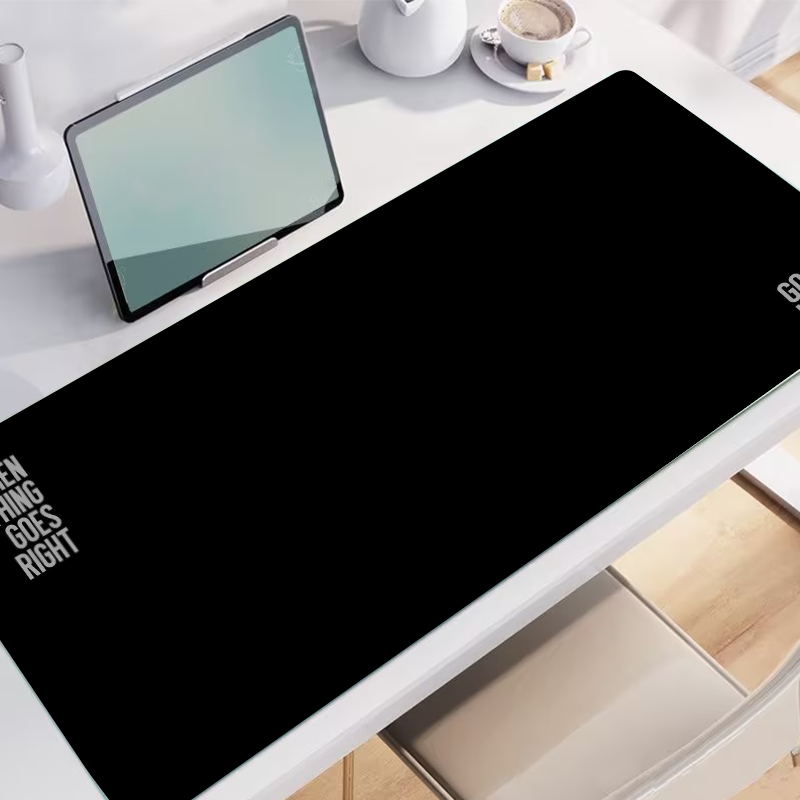 Mouse Pad with 'When Nothing G - Desk Setup Quotes review and price