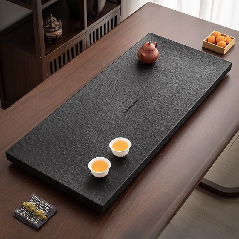 Natural Black Stone Tea Tray,  - Desk Setup Black review and price