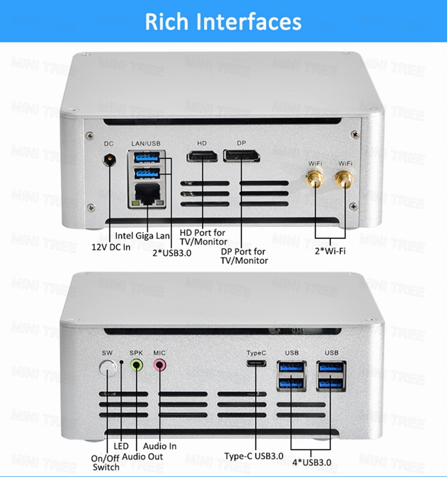 Win11 Mini PC Cube 13Th Gen Co - Intel Cpu Core I5 review and price