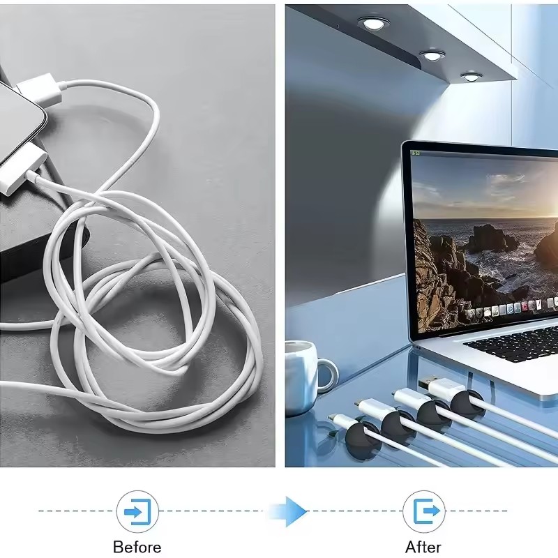5/50Pcs Desktop Wall Cable Cli - Cable Box Organizer review and price