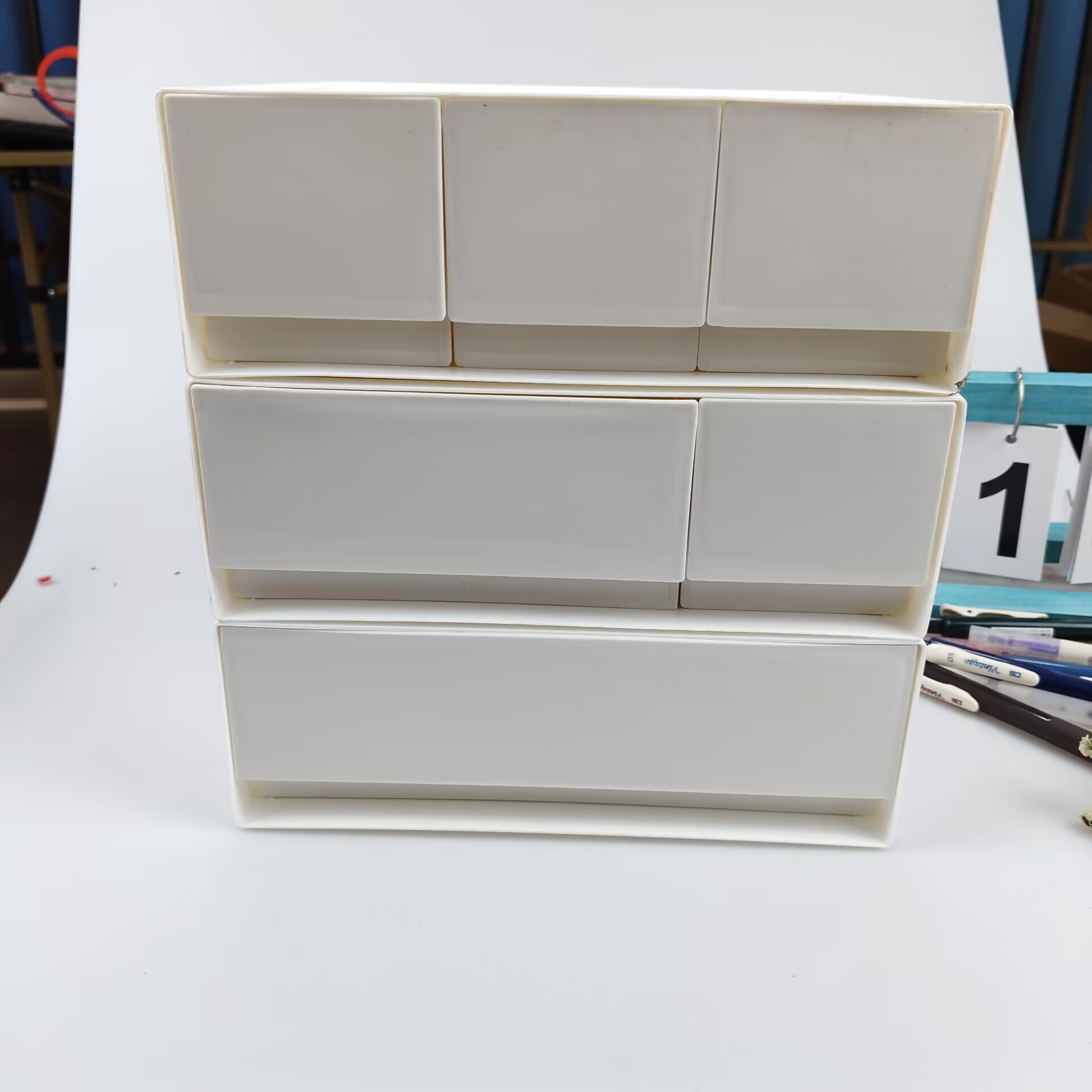 Desktop Storage Box, Drawer, C - Desk Setup Shelves review and price