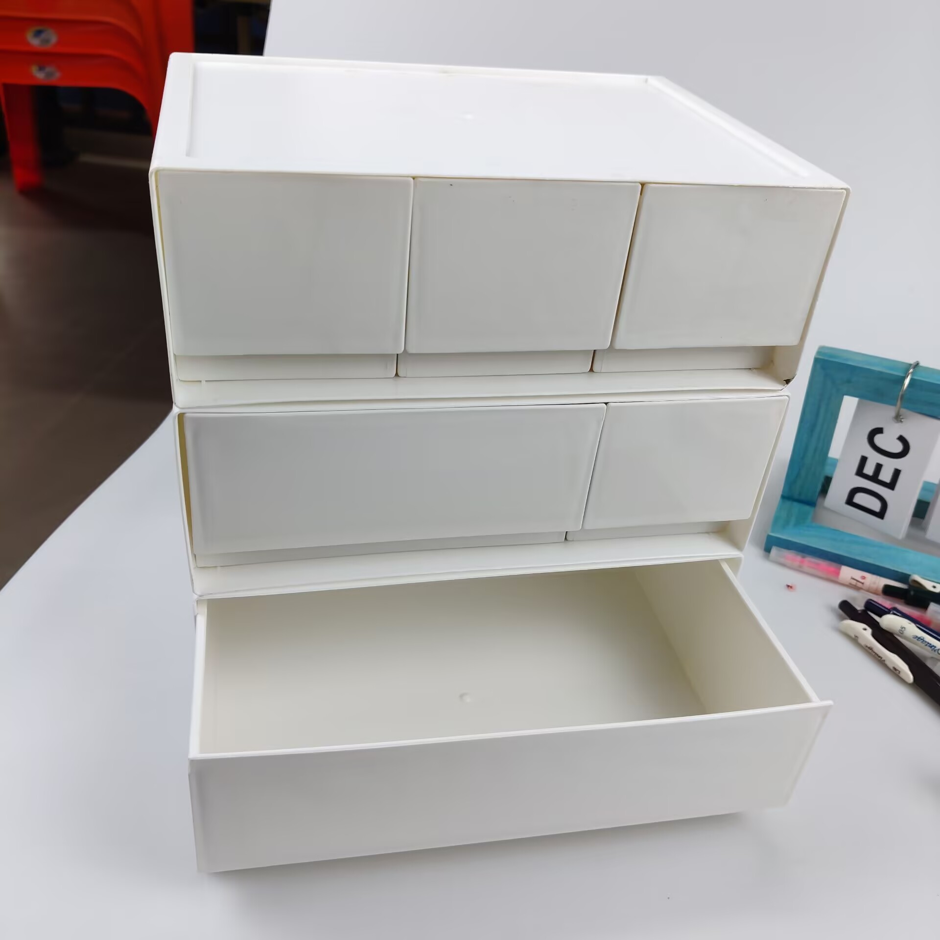 Desktop Storage Box, Drawer, C - Desk Setup Shelves review and price