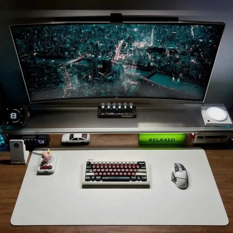 Aluminum Monitor Stand Acrylic - Desk Setup Monitor And Laptop review and price