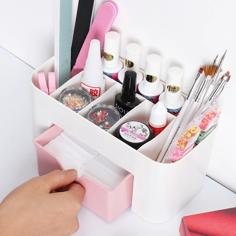 Nail Art Organizer Desktop Dra - Desk Setup Shelves review and price