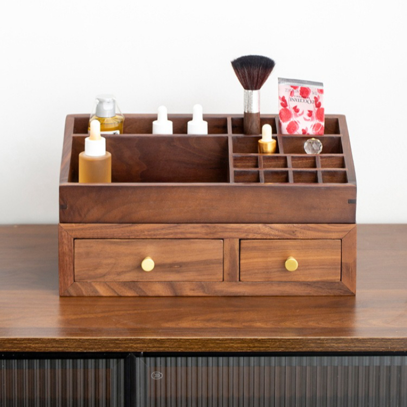 Solid Wood Double Layer Organi - Drawer Organizer Bamboo review and price