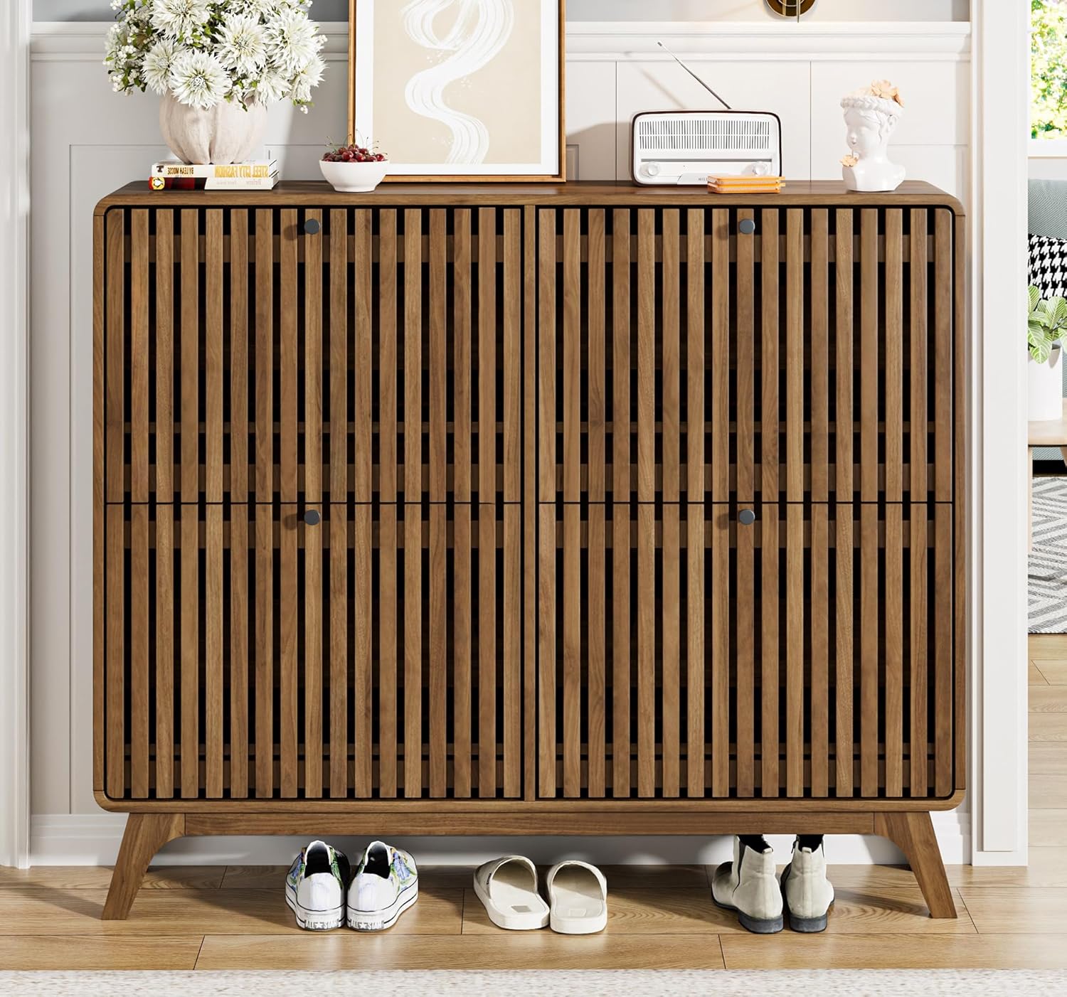 #Large Bamboo Shoe Cabinet wit - Drawer Organizer Bamboo review and price