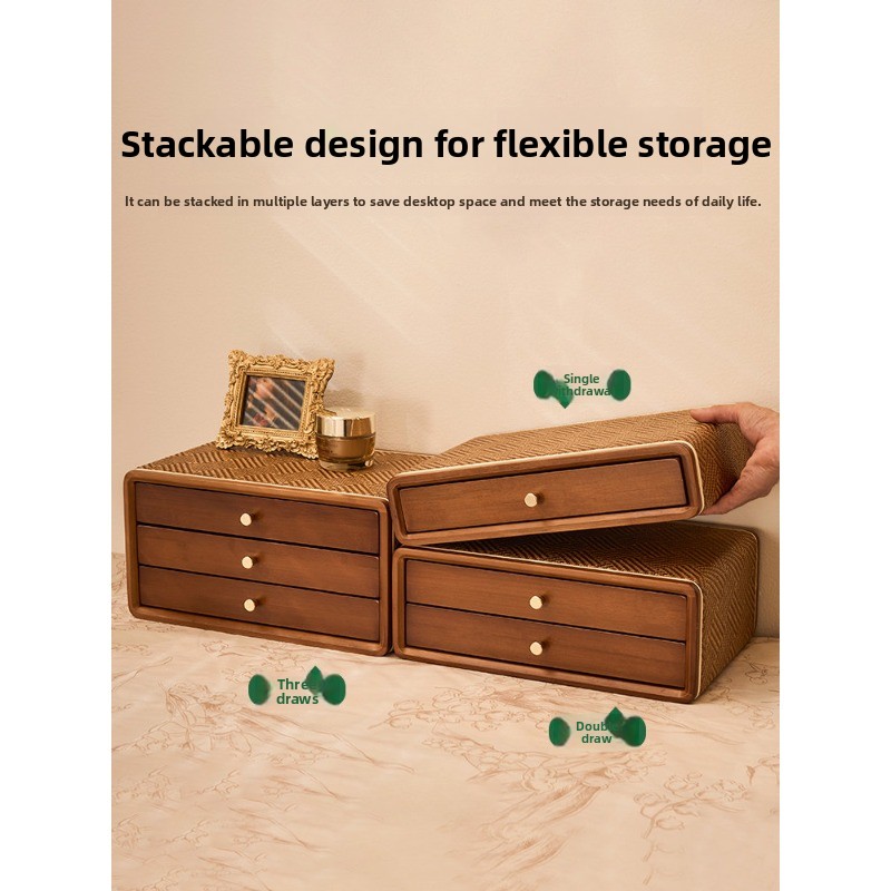 Vintage Drawer Desktop Organiz - Drawer Organizer Bamboo review and price